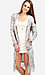 Fringe Multi Knit Long Cardigan Thumb 1