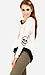 Skull Elbow Patch Top Thumb 2