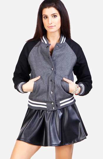 Not My Boyfriend's Varsity Jacket Slide 1