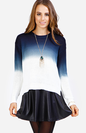 Ombre Sweater Slide 1