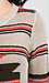 Striped Aztec Print Sweater Thumb 4