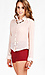 Rhinestone Collar Blouse Thumb 2