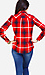 Shoulder Studded Plaid Shirt Thumb 3