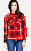 Shoulder Studded Plaid Shirt Thumb 1