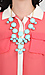 Color Block Trim Blouse Thumb 4