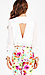 Faux Wrap Open Back Blouse Thumb 3