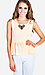 Hole Punch Babydoll Top Thumb 1