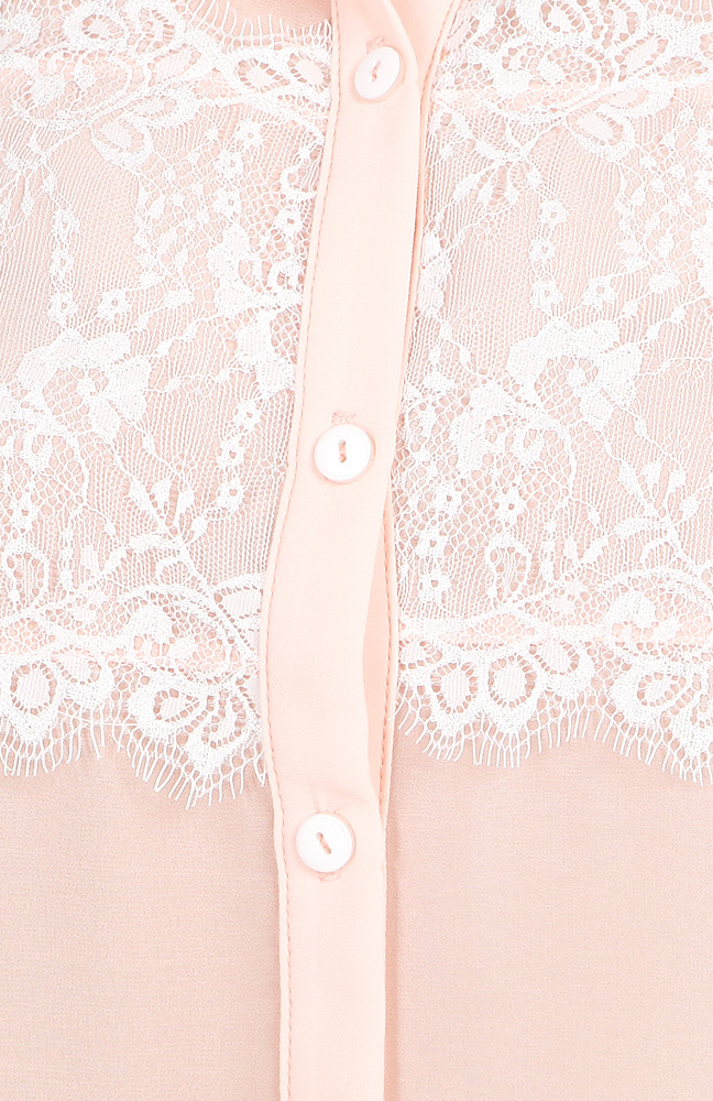 Peach stripe top main image 1