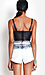 Faux Leather Crop Top Thumb 3