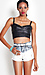 Faux Leather Crop Top Thumb 1