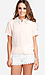 Satin Collar Top Thumb 1