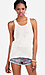 Open Knit Sleeveless Top Thumb 1