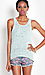 Open Knit Sleeveless Top Thumb 1