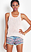 Open Knit Sleeveless Top Thumb 1