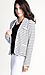 Striped Knit Blazer Thumb 2