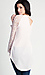 Daisy Lace Sleeve High Low Top Thumb 3