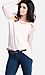 Daisy Lace Sleeve High Low Top Thumb 1