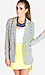Oversized Bird Print Blazer Thumb 1
