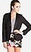 Single Button Tuxedo Blazer Thumb 1