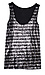 Sequins Striped Tank Top Thumb 1