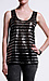 Sequins Striped Tank Top Thumb 2
