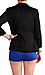 Gathered Sleeve Blazer Thumb 3