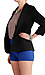 Gathered Sleeve Blazer Thumb 2