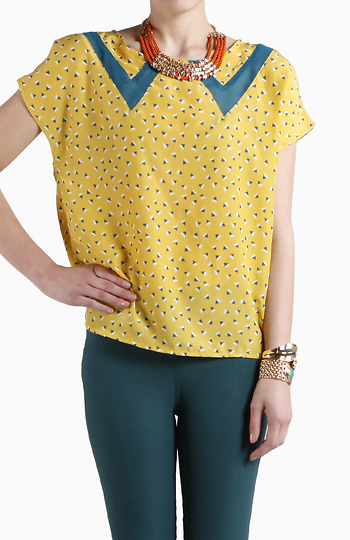 Statement Collar Top Slide 1