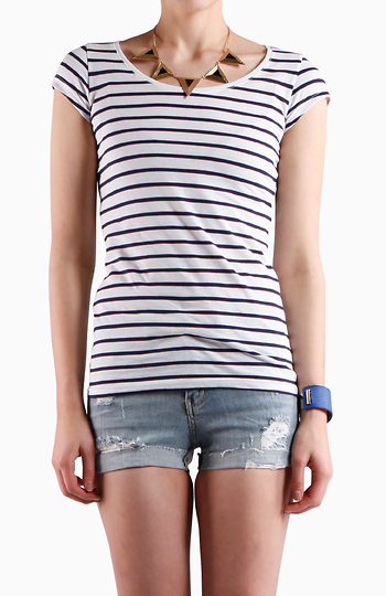 Striped Tee Slide 1