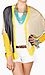Color Block Pocket Cardigan Thumb 1