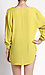 Yellow Pleated Blouse Thumb 3