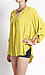 Yellow Pleated Blouse Thumb 2