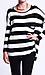 Oversized Bold Stripe Top Thumb 1