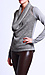 Two Toned Cowl Neck Sweater Thumb 2