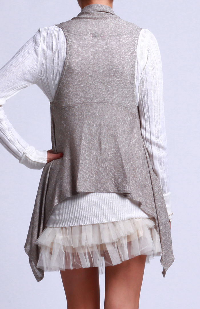 Whistles Cut out Knit Vest by Chris & Carol