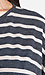 Striped Mesh Insert Tee Thumb 4