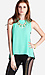 Sheer Front and Lace Back Top Thumb 1