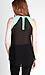 Sheer Front and Lace Back Top Thumb 2