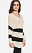 Striped Spike Shoulder Sweater Thumb 3