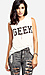 Geek Print Tank Thumb 1