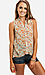 Tropical Leopard Print Blouse Thumb 1