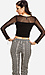 Long Sleeve Mesh Crop Top Thumb 3