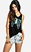 Floral Rib Cage Tank Thumb 1