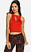 DAILYLOOK Racerback Crop Top Thumb 1