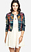 Embroidered Tribal Denim Jacket Thumb 1