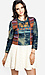 Embroidered Tribal Denim Jacket Thumb 2