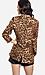 Leopard Chiffon Blazer Thumb 4