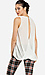 Draped Open Back Blouse Thumb 1