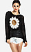 Sequined Daisy Sweater Thumb 1