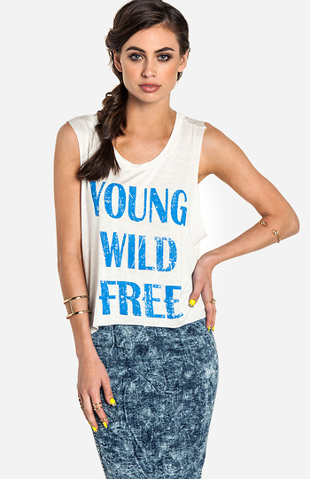 Young Wild & Free Tank Slide 1